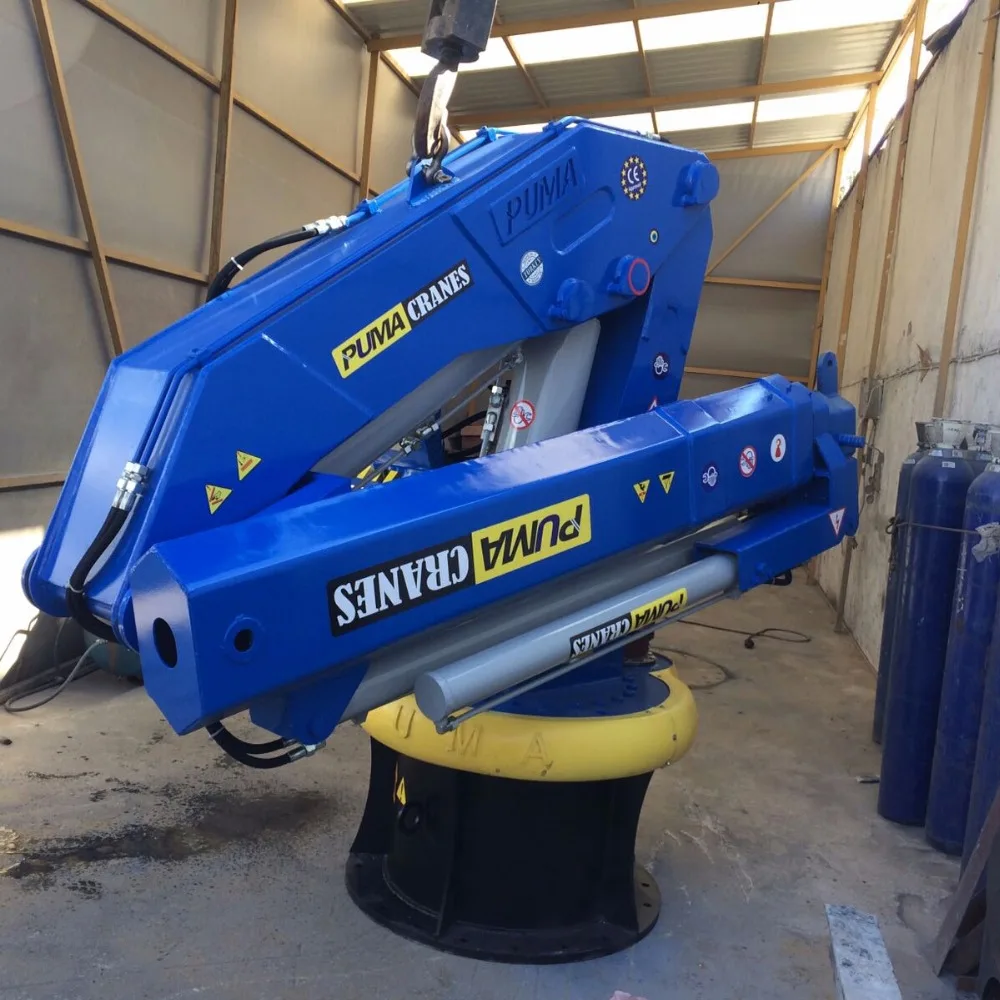 15 ton hydraulic knuckle boom marin crane manufacturer PUMA