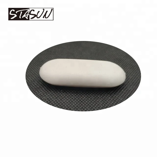 STASUN Customized Oval Shape TPR rubber White Pencil Eraser For School And Office