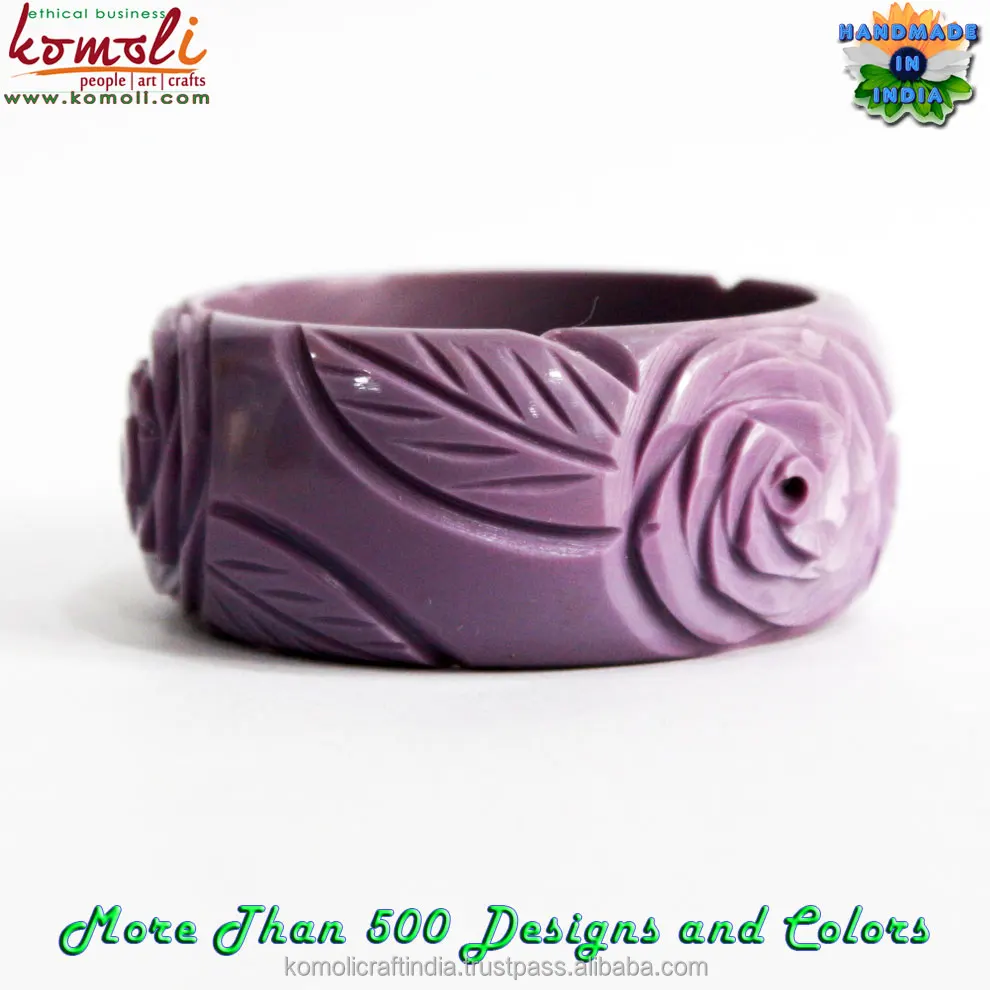 Wide carved wholesale retro vintage Bakelite jewelry