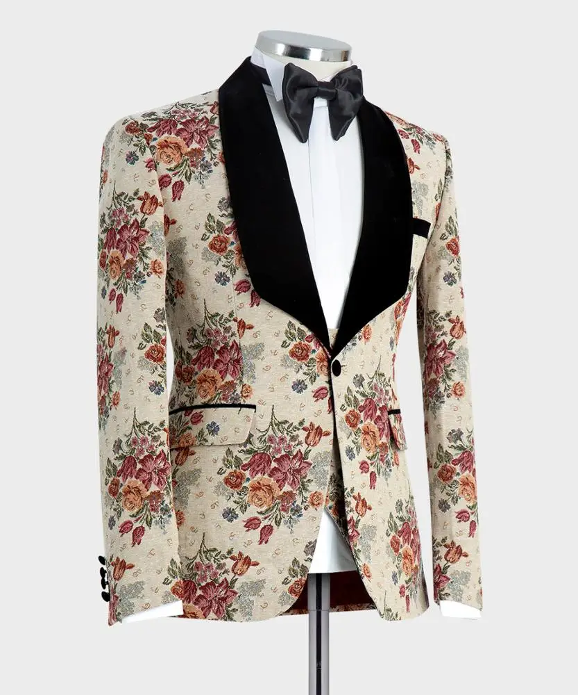 Мужской смокинг с узором