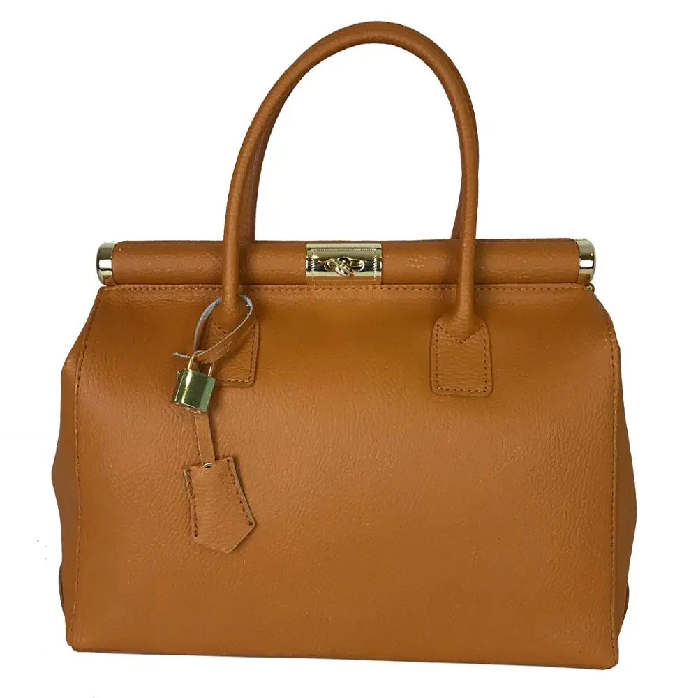 
Genuine leather bag made in Italy fg classic birk honey 