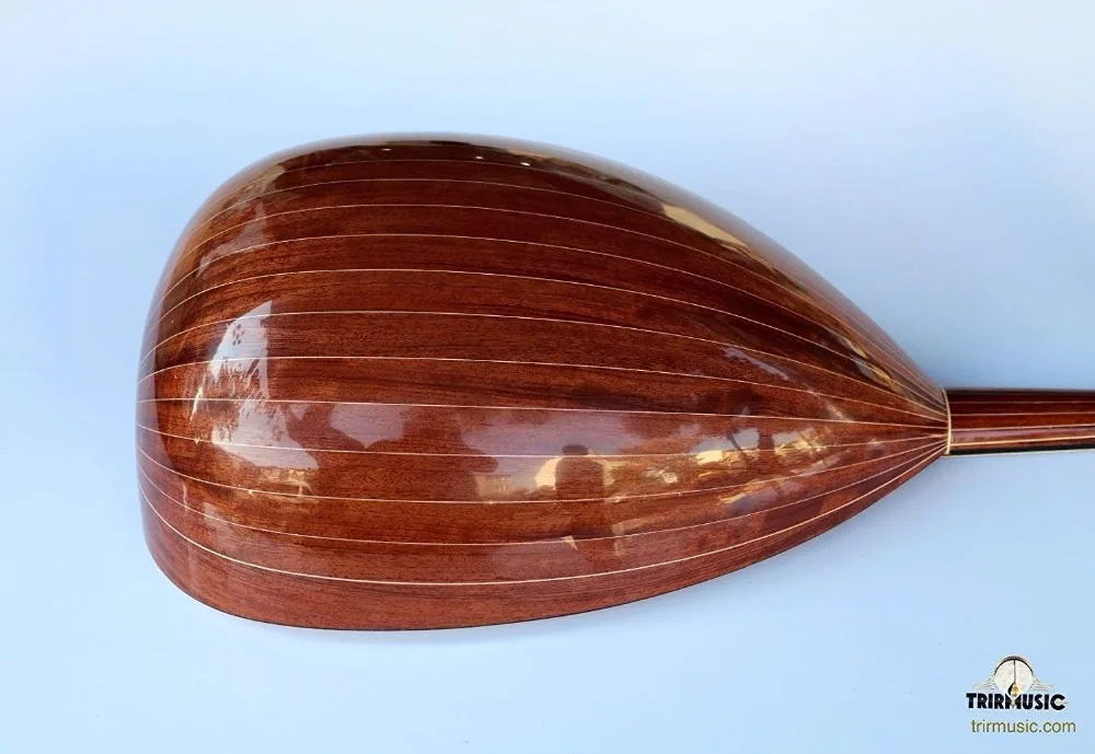 Turkish Professional Rose Louta Lavta Oud String Instrument For Sale HSL-150