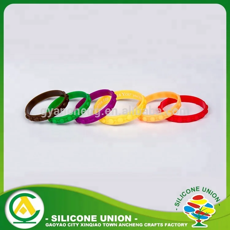Religious Souvenir Rubber Christian Fish Bracelets