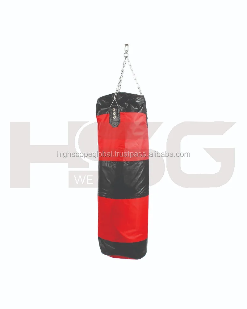 Best Quality Boxing Punching Bag MMA unfilled PU Leather Muay Thai Martial art club KickBoxing bag