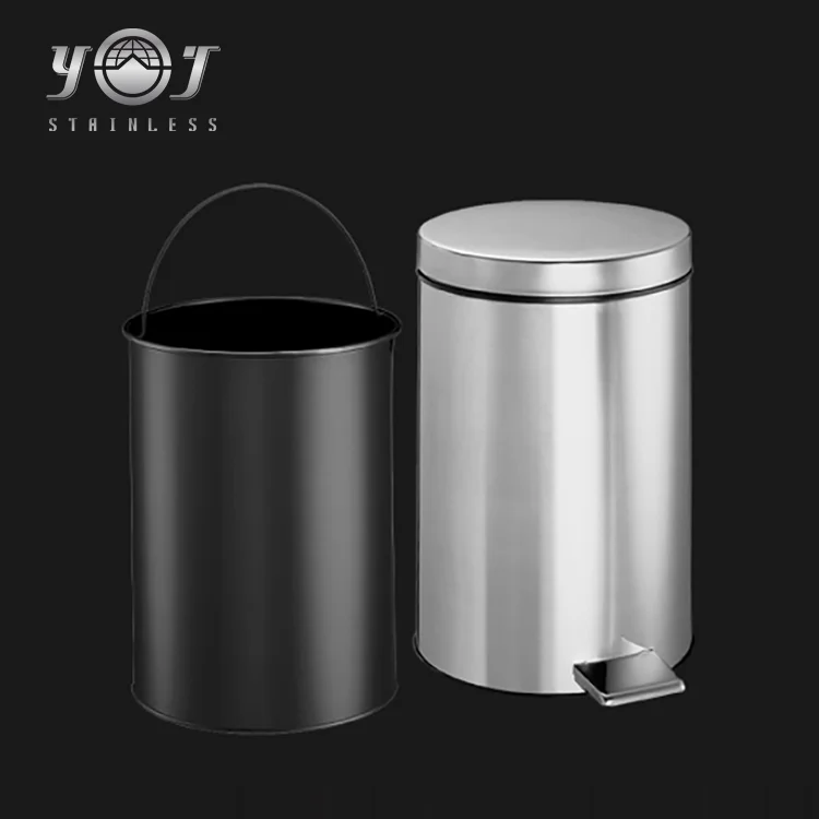 
New Arrival Design Stainless Steel Cheap Foot Pedal Trash Bin 