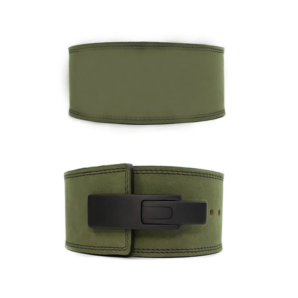 
Weight Lifting Bodybuilding Leather Lever Power Belt 4