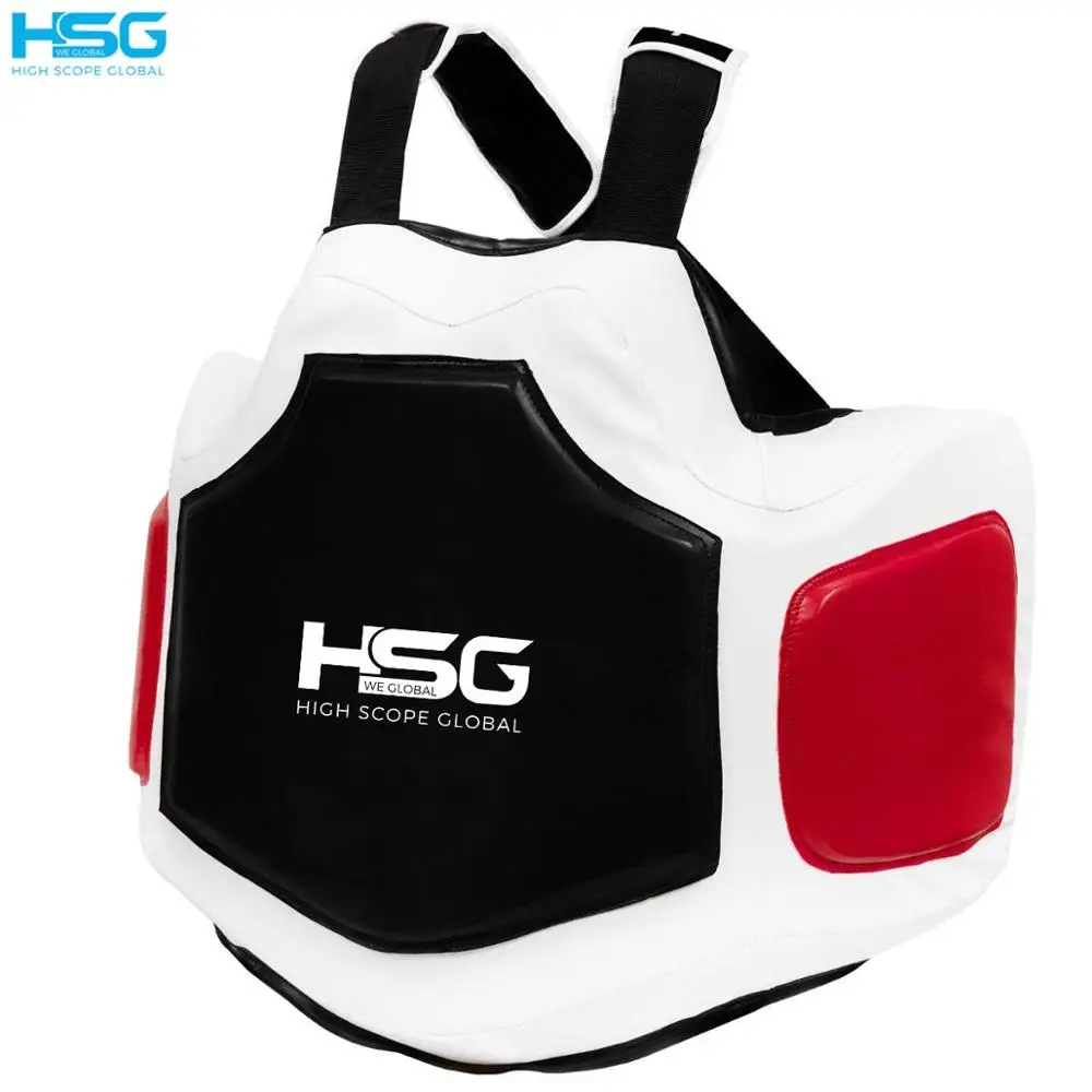 OEM Wholesale Professional Boxing Training Chest Protector Belly Guard Chest Protection Chest Guard MMA Kick Boxing Training PK