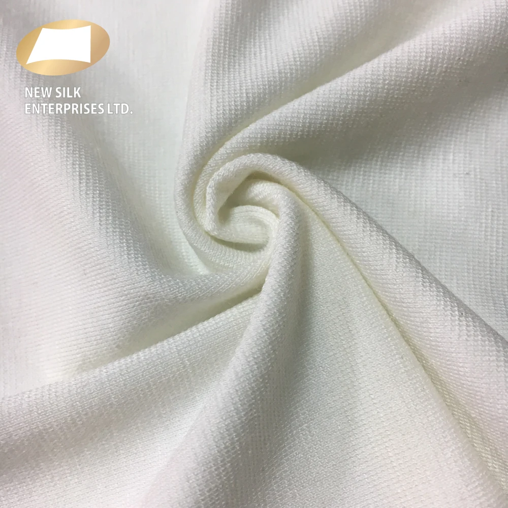 Beauty skin deodorizing functional t-shirt collagen viscose rayon cotton polyester skin care knitted anti uv resistant fabric