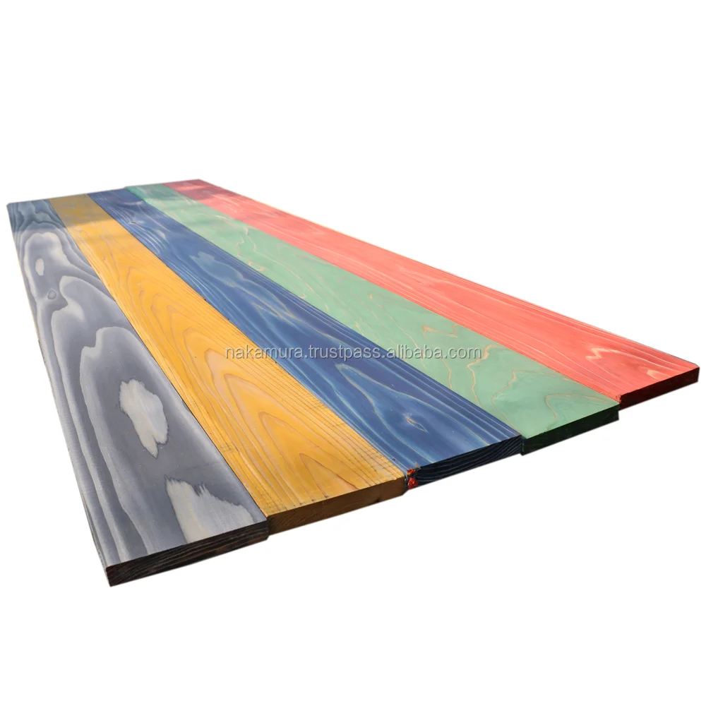 Beautiful Dye Penetrated Wood Timber / Lumber for cutting board wood