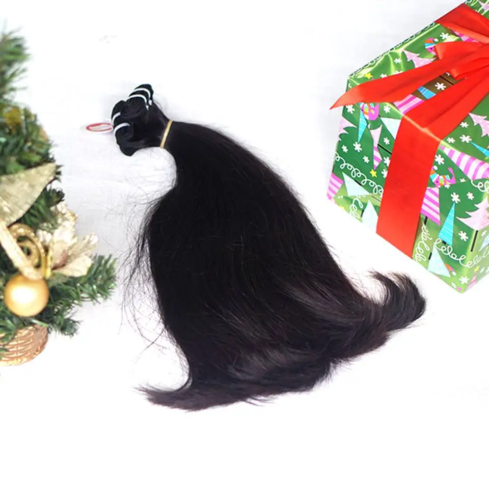 Супер двойные натянутые вьетнамские натуральные человеческие волосы Качественные прямые для наращивания необработанные