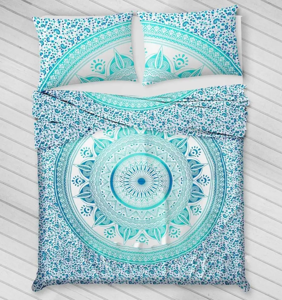 
New Mandala Quilt Decorative Coverlet Bohemian Blanket Comforter Set Hippie Doona Duvet Cover  (50040993514)