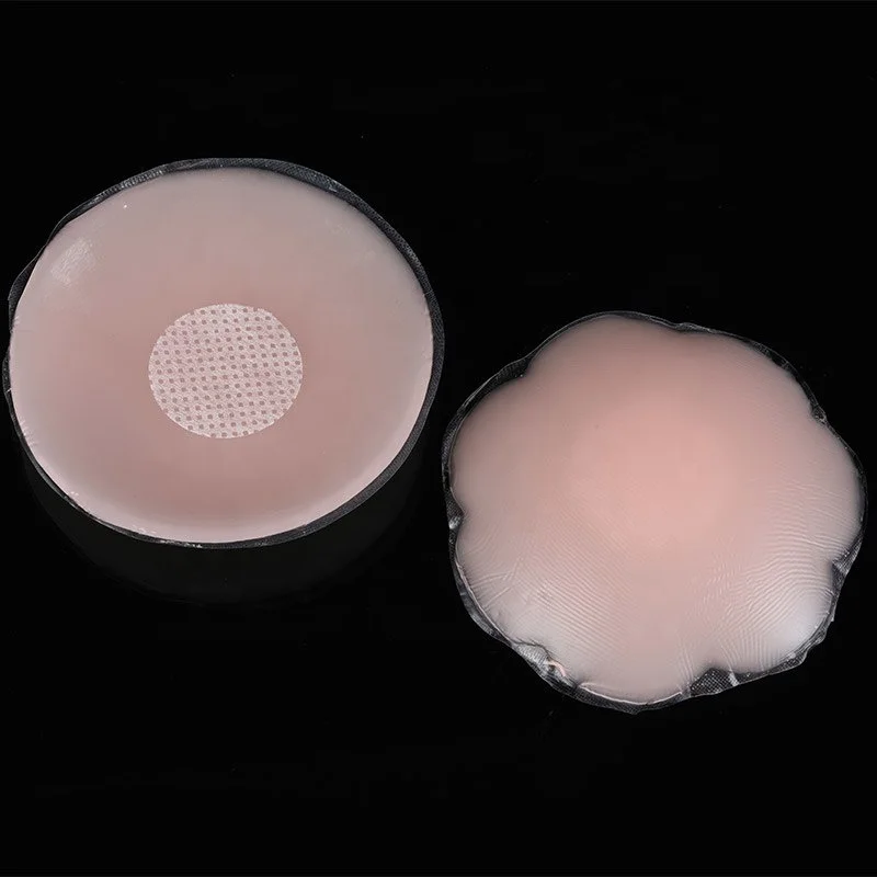 
 Многоразовые самоклеящиеся силиконовые накладки на соски, накладки на бюстгальтер, невидимые лепестки груди  