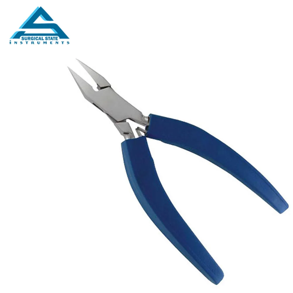 Professional Plastic handle beauty instruments CUTICLE NIPPER j2 Stainless Steel Nail Cutter