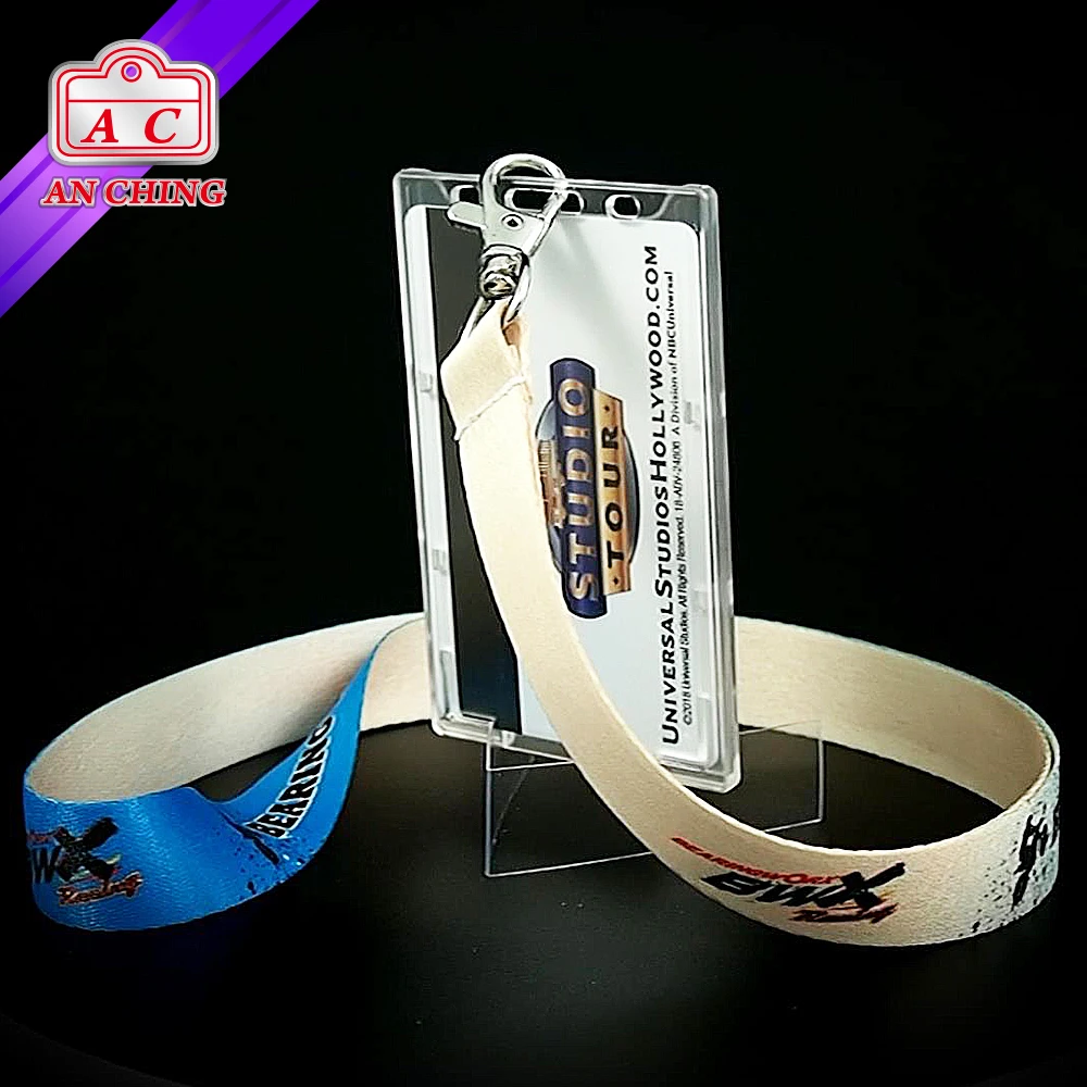 Vertical Hard Plastic ID Name Card Holder