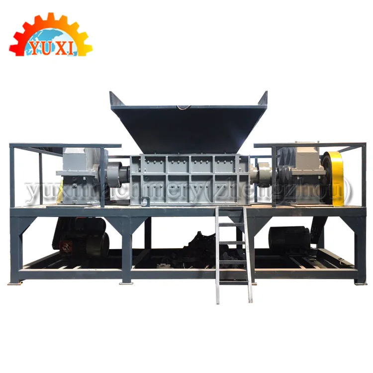
Double Shaft Aluminum Brass Steel Iron Waste Shredder Equipment Animal Body Shredder Scrap Metal Shredding Machine 