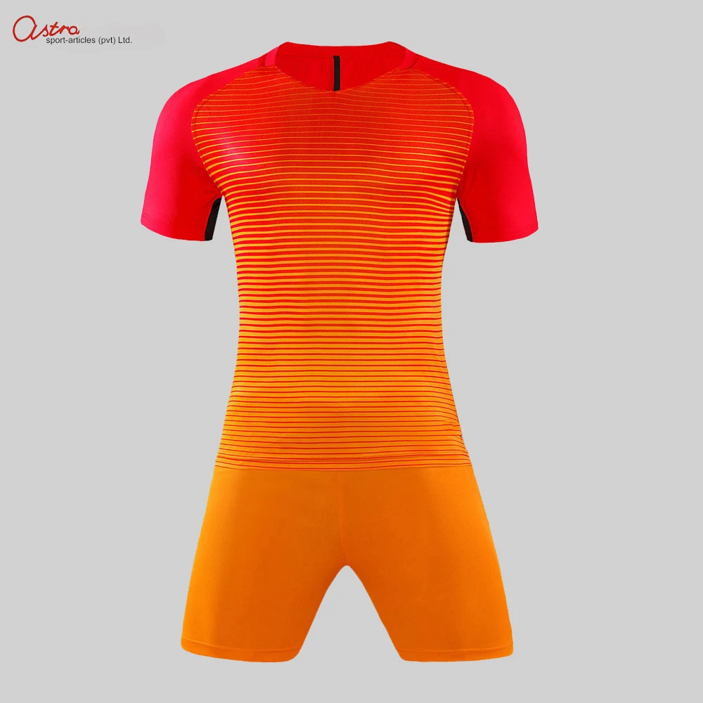 
Custom Design Logo Cheap Full Set Soccer Jersey OEM New Model football uniforms 