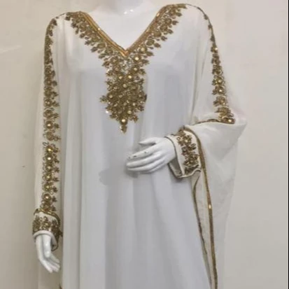 Оптовая продажа, длинное мусульманское платье макси Дубай, абайя, джилбаб, с принтом