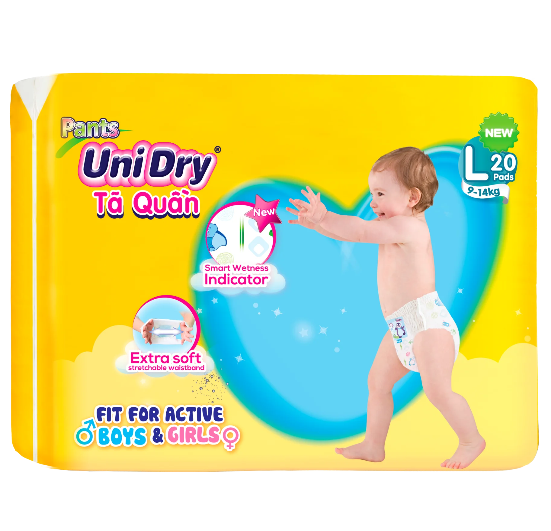 VIETNAM HIGH QUALITY UNIDRY BABY PANT EXTRA SOFT PULP USA SAP JAPAN MADE IN VIETNAM