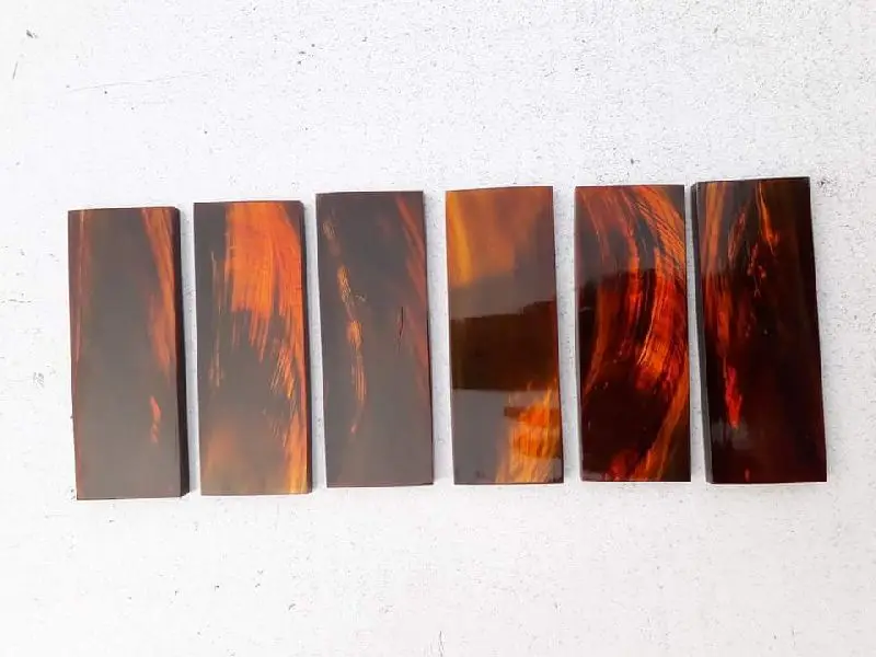 Natural Buffalo Horn Eyewear Frames Unisex Print Animal Style Optical Frames Available in Black White and Brown