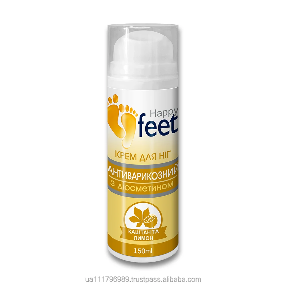 Foot creams in innovative vacuum packaging