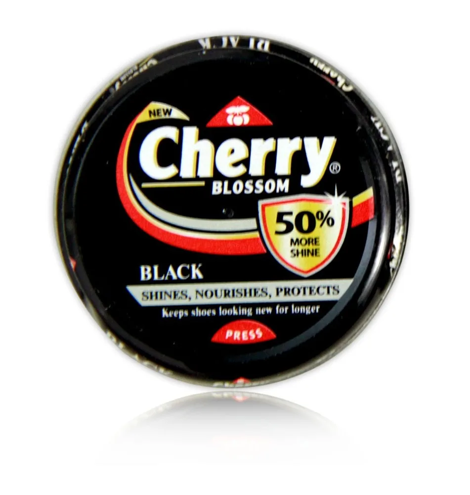CHERRY BLOSSOM Liquid Shoe Polish Cream Formula for All Types of Shoes