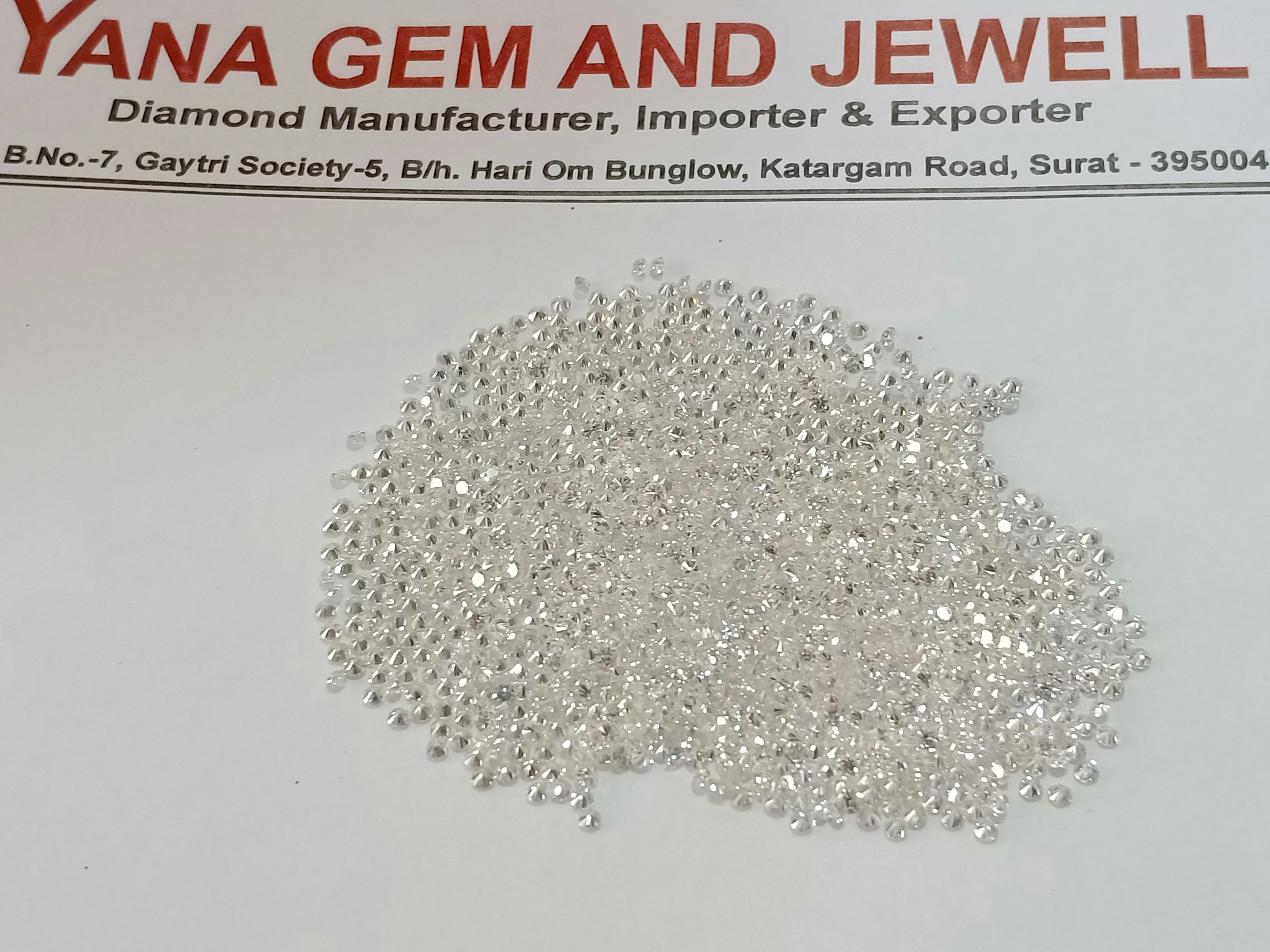2.00 mm-2.10 mm 1.00 ct Lot VS-SI Clarity G H Color Natural Loose Diamond Brilliant Cut Non-treated At Lowest Price Ever