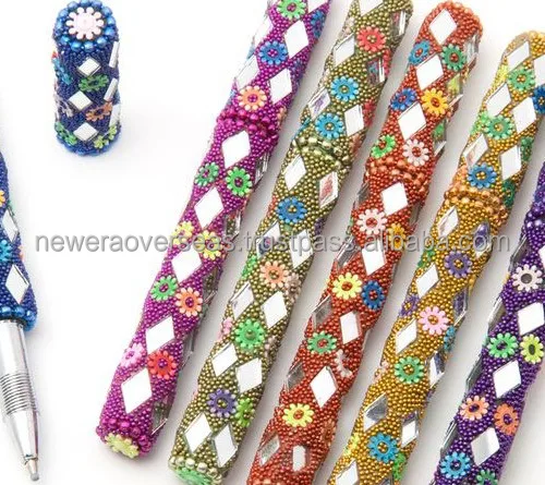 Indian hand made Beaded  Pens for gifting him or her