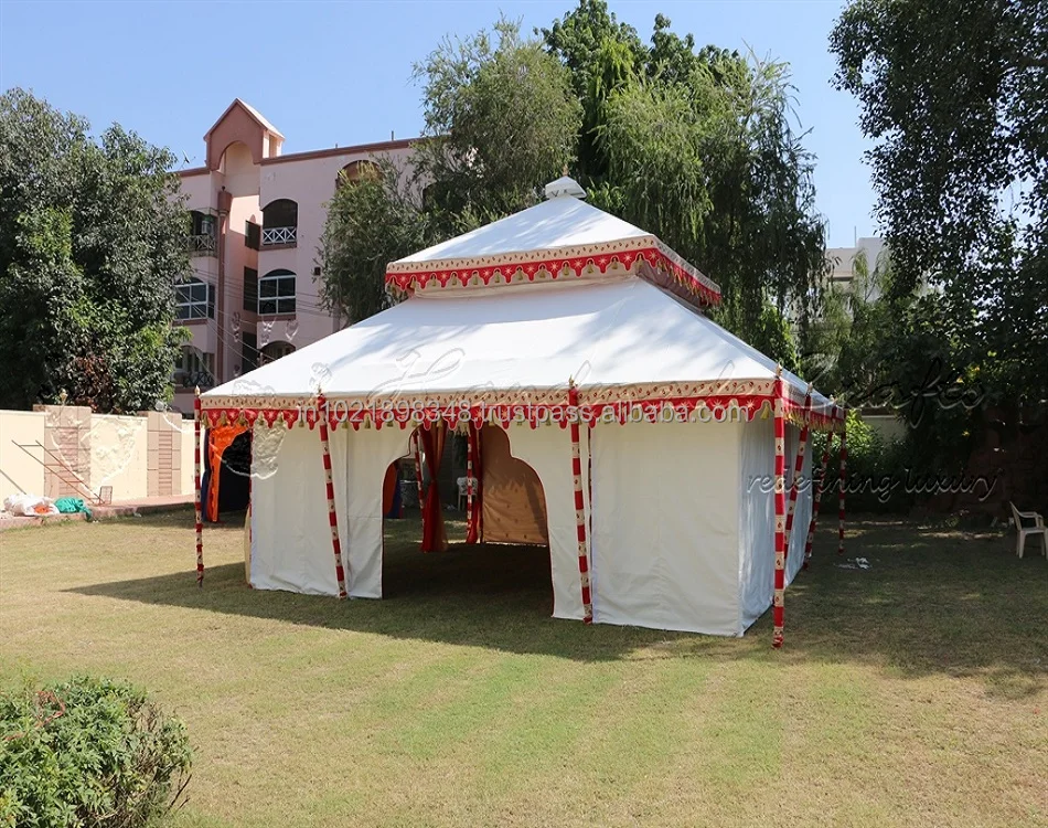 Exotic Indian Canvas  Colorful Aman E Khas Mughal Party Event Wedding Frame Hotel Resort Tent