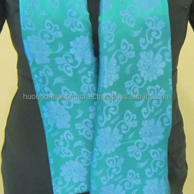 Beautiful turquoise blue silk scarft, ultra soft scraft