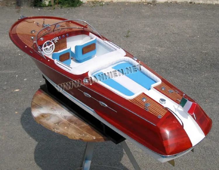 RIVA AQUARAMA SPECIAL X-LARGE WOODEN SPEED BOAT MODEL - CRAFT BOAT