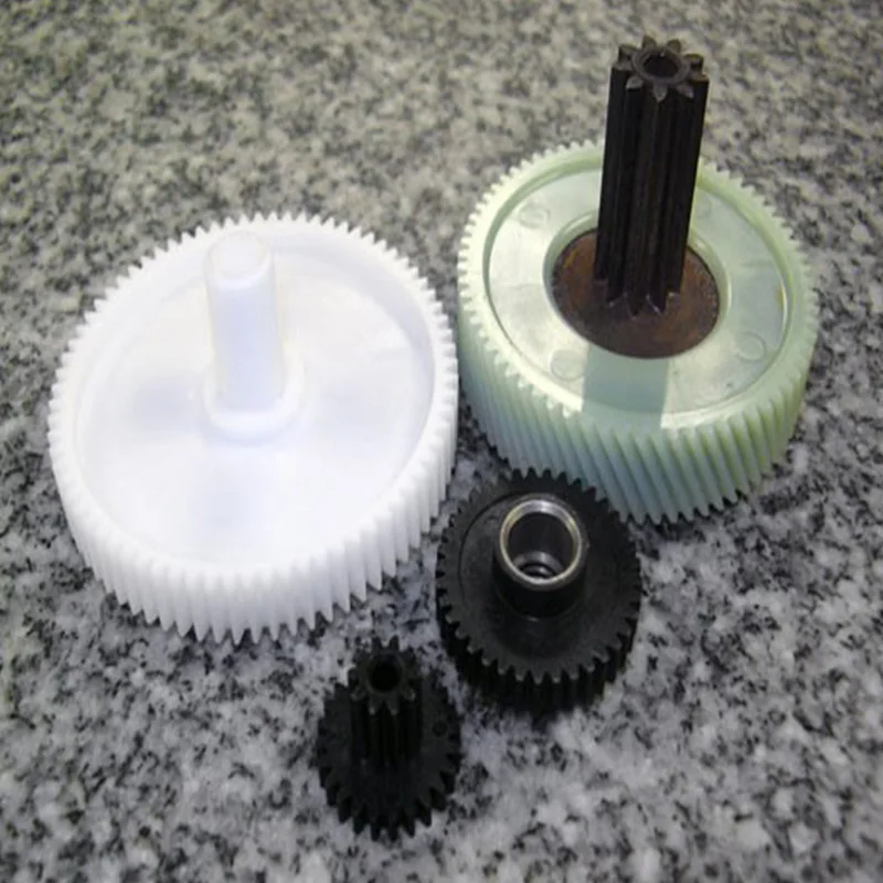 OEM factory supply custom molded nylon gear parts and POM components for all machinery equipment