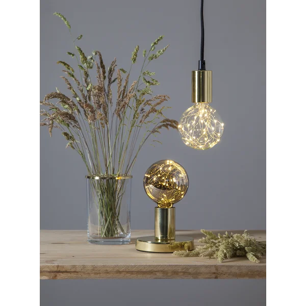 Retro style G125 Edison led spiral filament light bulb with smoking grey best filament lamp