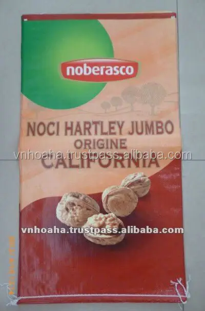 25kg bopp laminated pp plastic rice, flour, seed bag, made in Vietnam HOAHA