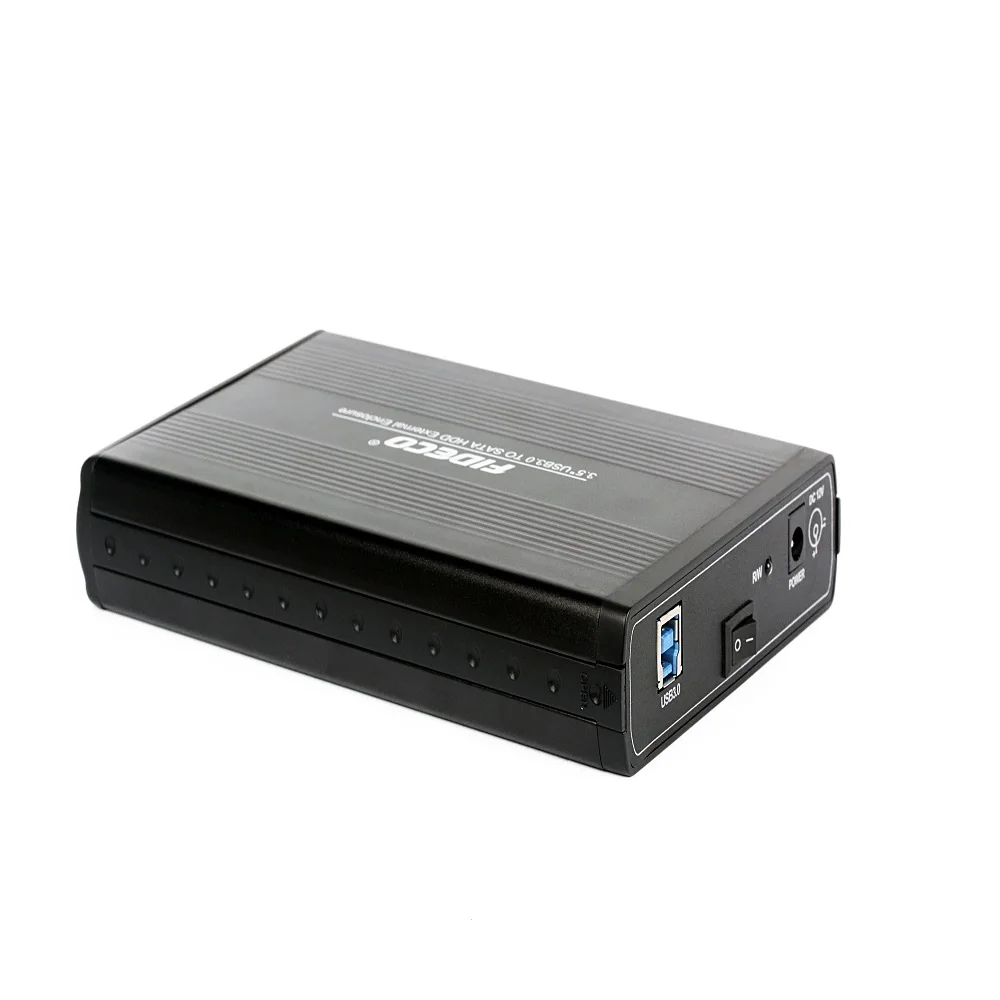 FIDECO shockproof usb 3.0 3.5 SATA hard drive enclosure hdd ssd external case box