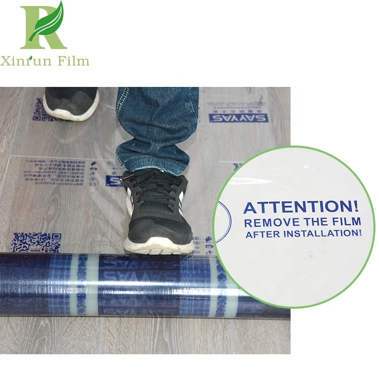 Easy Peel No Residue High Quality Low Price Transparent Floor Protection Film