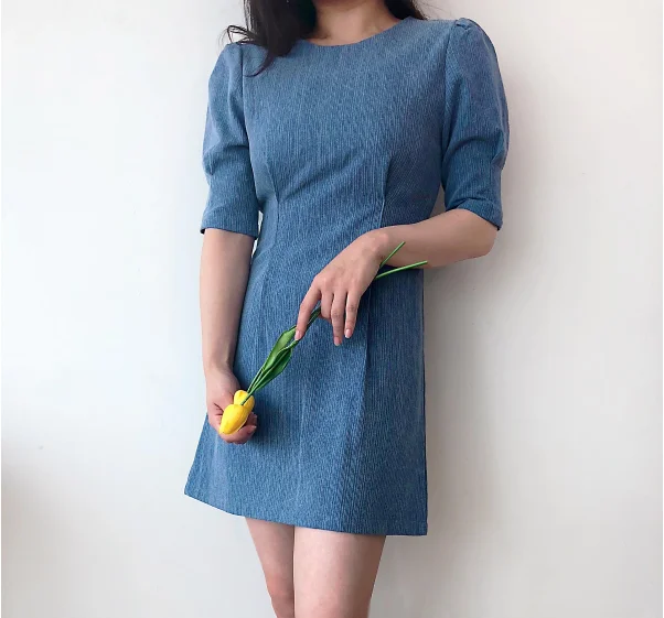 Korean Fashion Chrysomilo Classy One Piece Korean Clothes For Women Casual Outfit Basic Solid One Piece