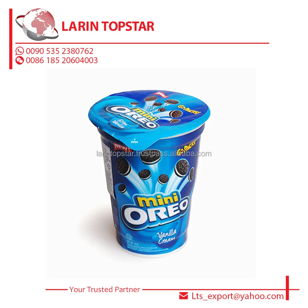 OREO BISCUIT MINI CUP 67 GR Cookies Mondelez Vanilla Cream