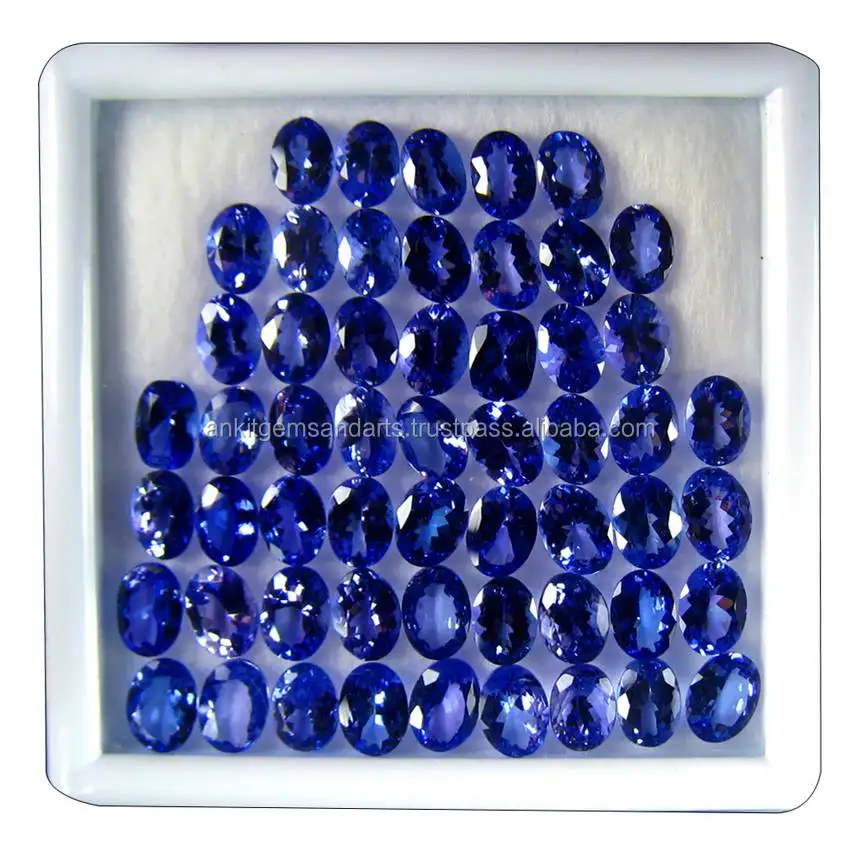 Topmost quality loose oval cut AAA natural tanzanite gemstones