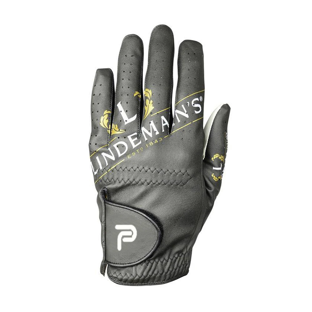 
Wholesale custom leather printing golf gloves 
