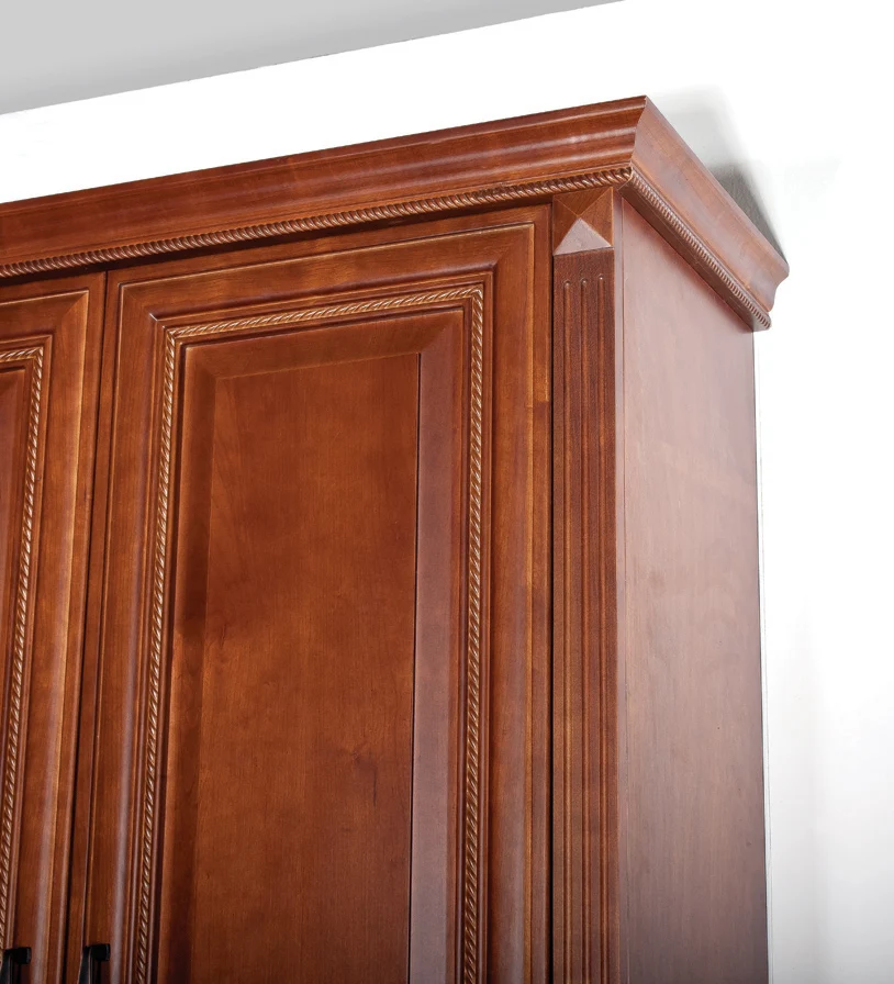 China America mini kitchen cabinet with solid wood door joinery