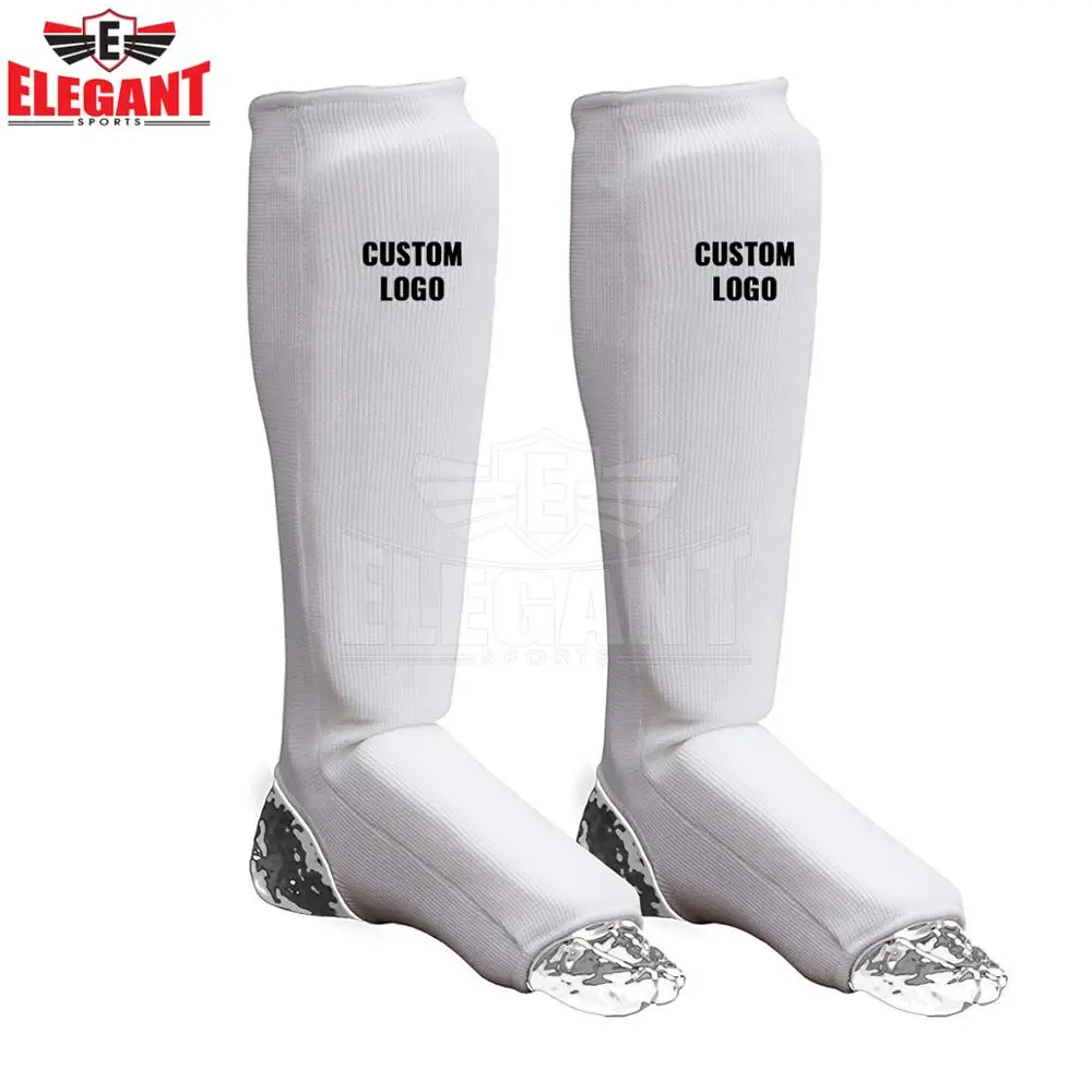 Custom Logo Leg Protection Shin Guard ES-SG-108 Martial Art Training Shin Pad for MMA Muay Thai Kickboxing Boxing