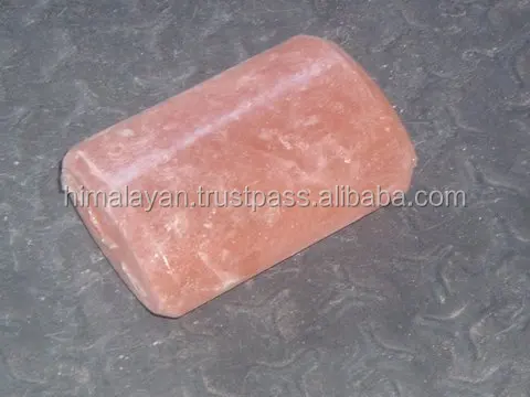 Himalayan Round Pink Crystal Rock Salt Bath Soap / Salt Massager