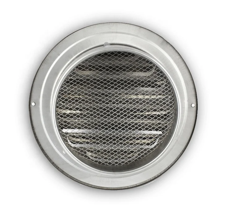 Stainless Steel Round Duct Air Mushroom Vent Cover Diffuser Grill
