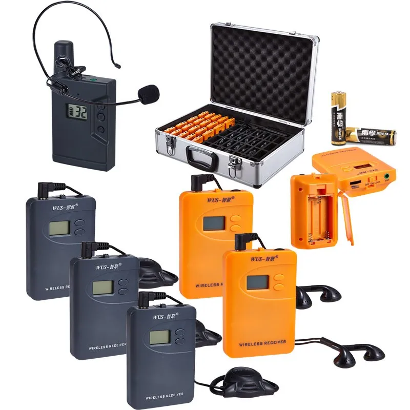 2.4ghz digital wireless tourguide system for Italy museum  visiting