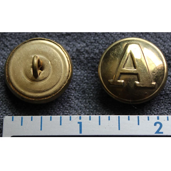 premium quality whole sale price tactical shank button Brass buttons with gold plated for coat jacket