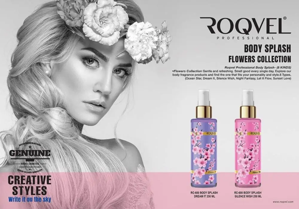 
ROQVEL BODY SPLASH FLOWERS COLLECTION 