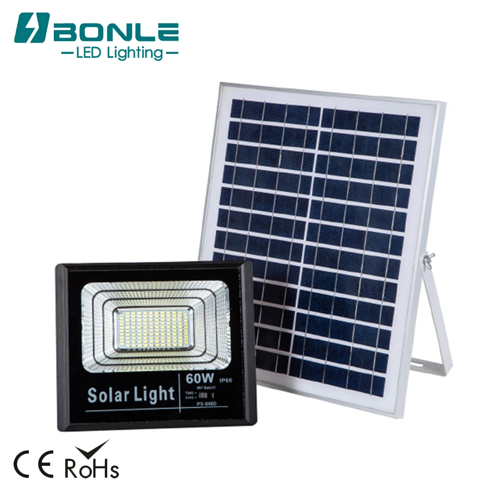 Building Project Outdoor Solar Light 60Watt Flood Light