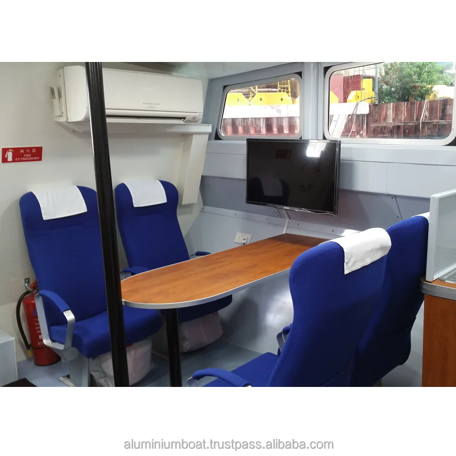 
High Quality Strong Bearing Capacity Fast Speed Aluminum Work Boat With Side Foam Fenders 