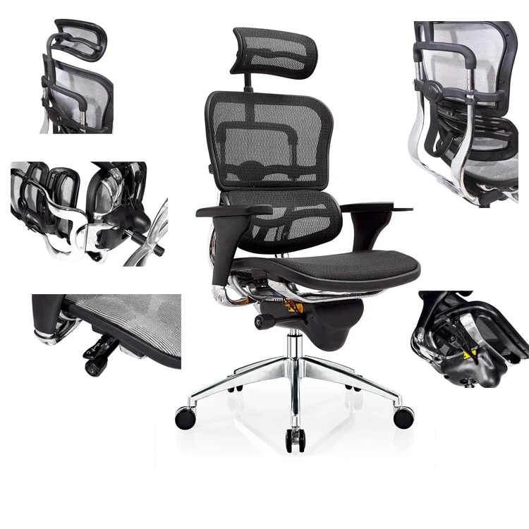 High Quality Ergonomic Full Mesh Chair With Headrest