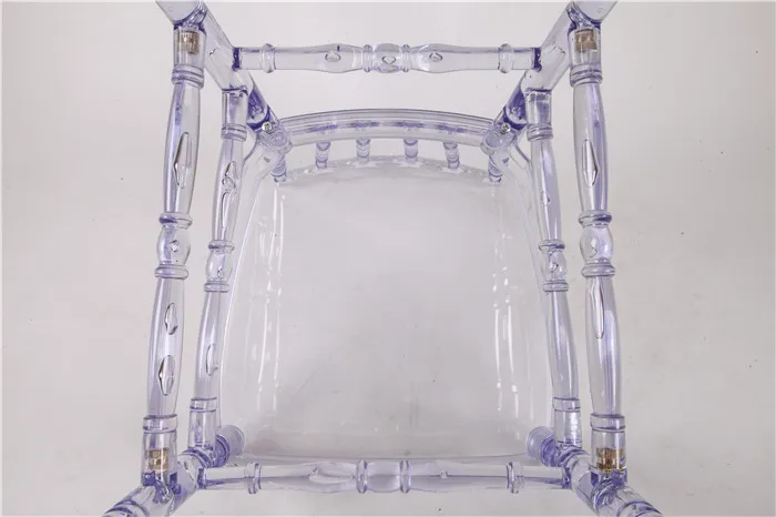 Пластиковый свадебный прозрачный полимерный бриллиантовый стул